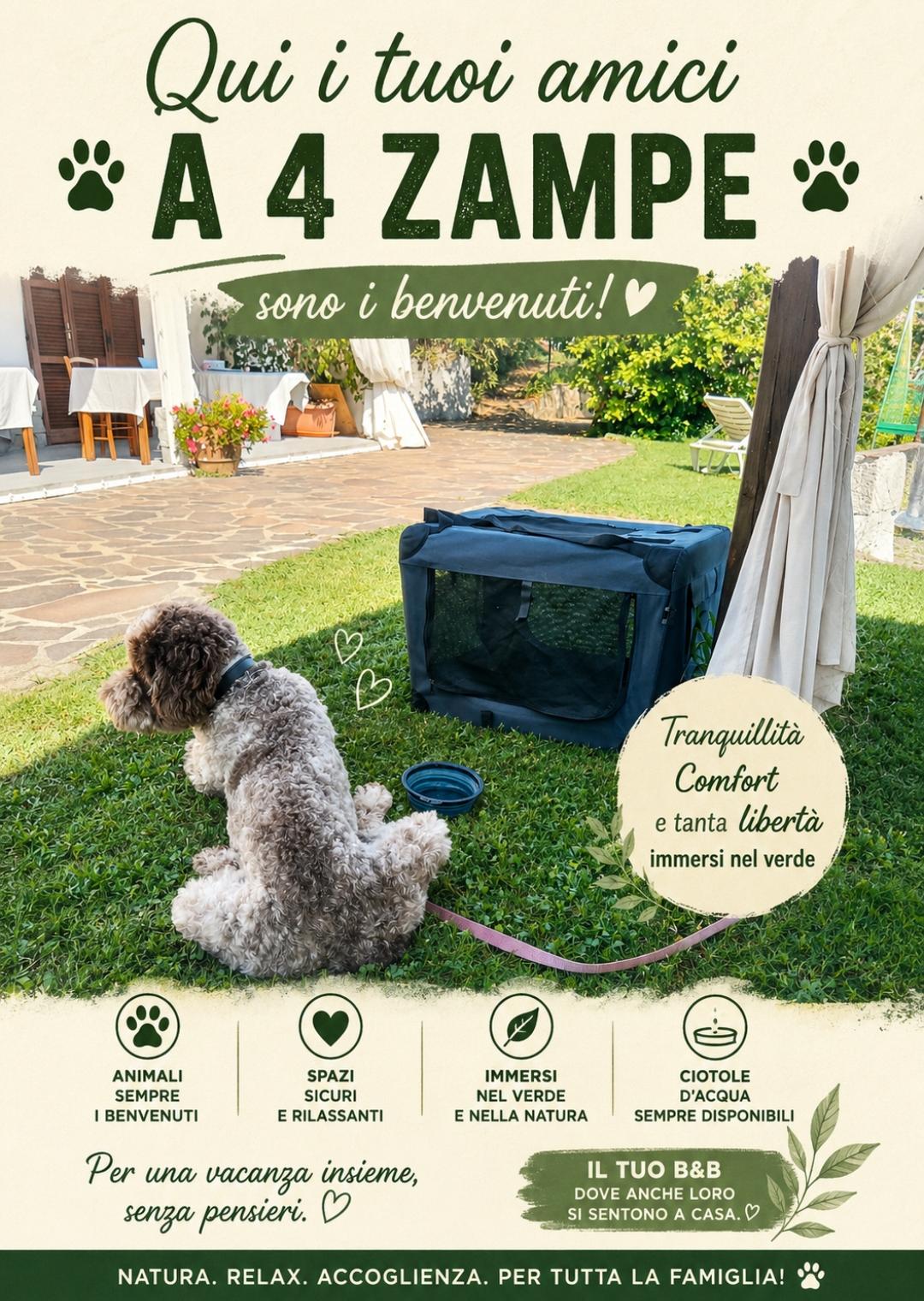 Volantino Pet Friendly Villino Isò
